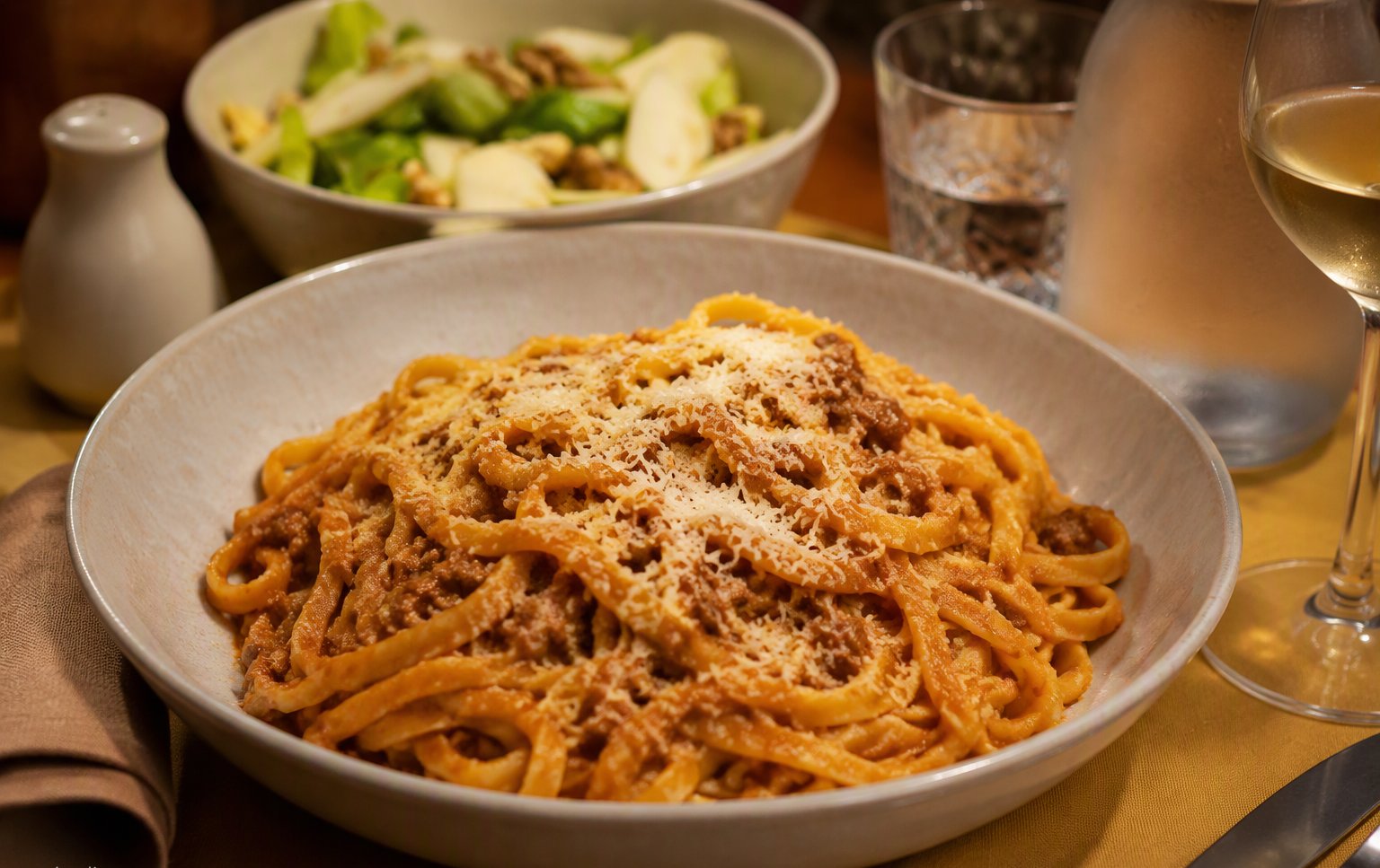 La pasta fresca al ragù